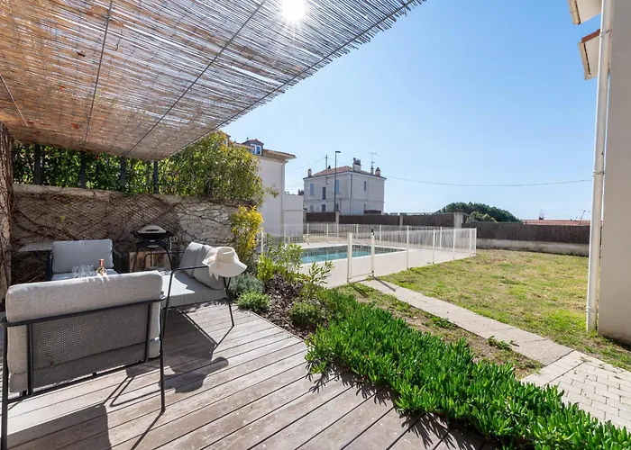 1-br 75m Duplex With Pool Daire Cannes